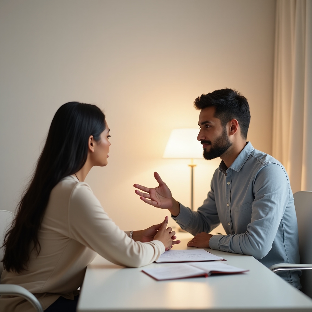 Discussione strutturata tra professionisti in crescita